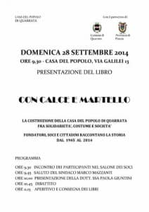 Un libro che racconterà Quarrata e la sua sinistra
