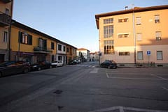 Quarrata. Via Corrado da Montemagno e piazza Pertini