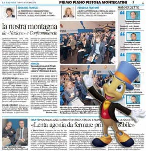 La Nazione, 4 ottobre 2014. 2