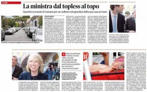 Il Ministro Giannini preso di mira sul Tirreno