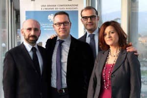 I vertici Confcommercio