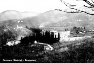 Lucciano. La villa-fattoria Caselli, poi Spalletti [foto anni 50]