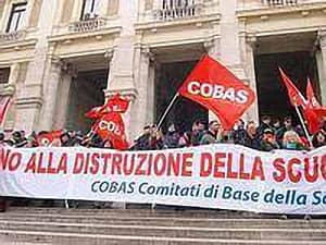 Manifestazione dei Cobas-Scuola