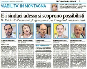 La Nazione, 27 agosto 2014