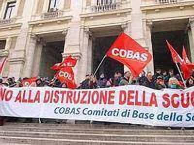 COBAS PRESENTI ALLE ELEZIONI RSU DELLA SCUOLA COBAS PRESENTI ALLE ELEZIONI RSU DELLA SCUOLA