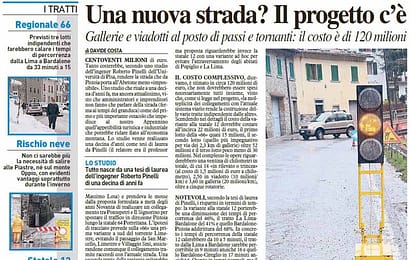 STRADE: «SINDACI ROSSI DI TUTTA LA MONTAGNA, UNITEVI!» STRADE: «SINDACI ROSSI DI TUTTA LA MONTAGNA, UNITEVI!»