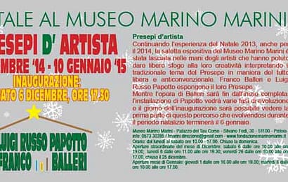“PRESEPI D’ARTISTA” AL MARINO MARINI “PRESEPI D’ARTISTA” AL MARINO MARINI