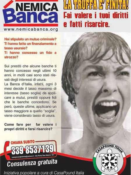 CASAPOUND OFFRE ASSISTENZA LEGALE GRATUITA CASAPOUND OFFRE ASSISTENZA LEGALE GRATUITA