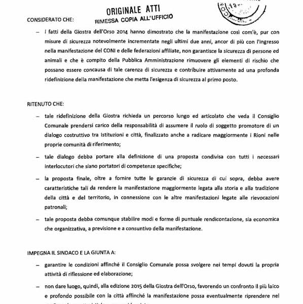TORNA A RIUNIRSI IL CONSIGLIO COMUNALE TORNA A RIUNIRSI IL CONSIGLIO COMUNALE