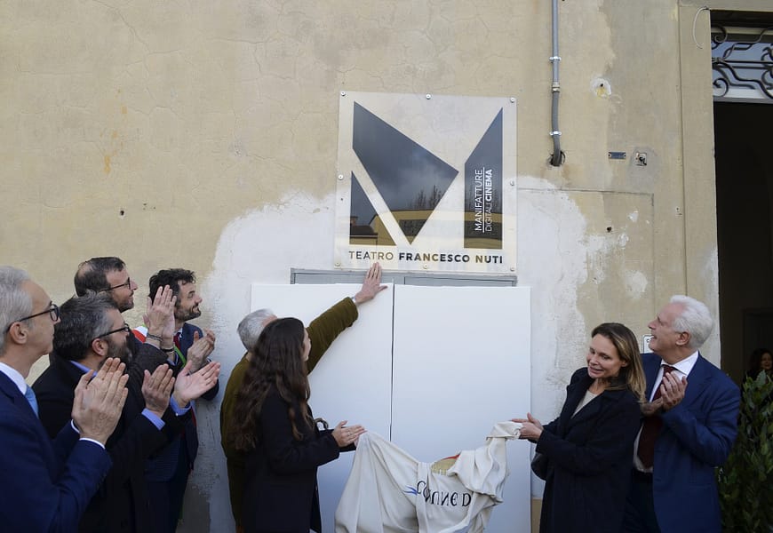 IL TEATRO DI MANIFATTURE DIGITALI CINEMA È STATO INTITOLATO A FRANCESCO NUTI