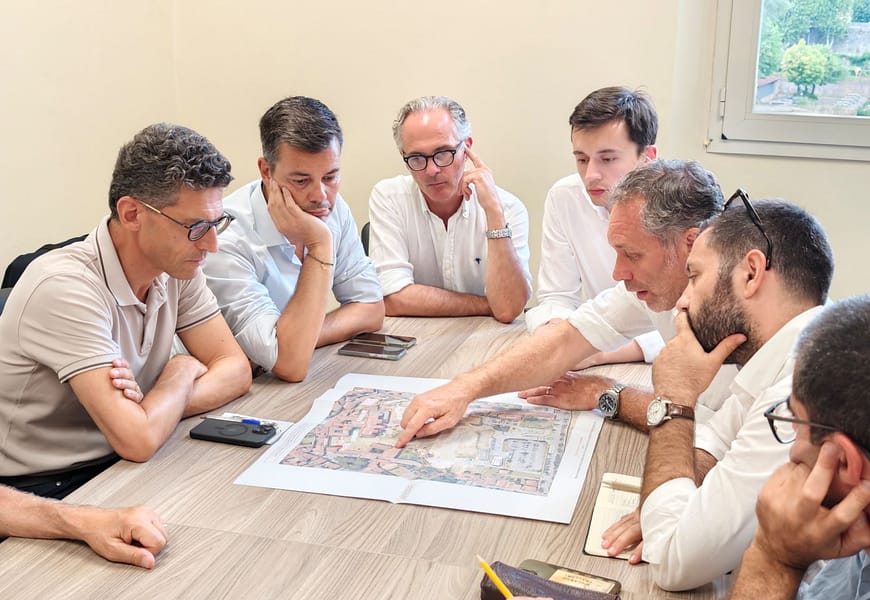 ASL E COMUNE AL TAVOLO: AREA EX CEPPO, VILLE SBERTOLI E SANITÀ AL CENTRO DEL PRIMO SOPRALLUOGO CON L’AMMINISTRAZIONE COMUNALE.